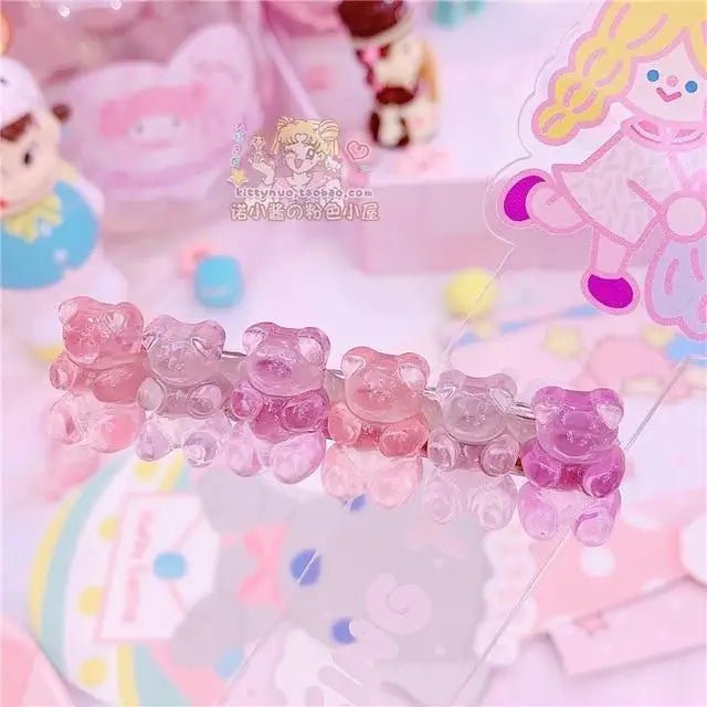 Gummy Bear Resin Hair Clips in Perfect New Condition Org In Stock - Cosparty