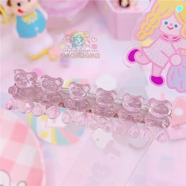 Gummy Bear Resin Hair Clips in Perfect New Condition Org In Stock - Cosparty