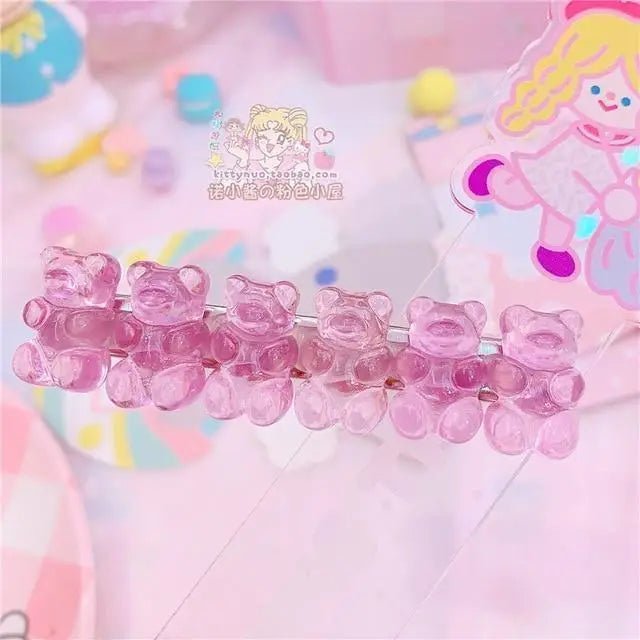 Gummy Bear Resin Hair Clips in Perfect New Condition Org In Stock - Cosparty