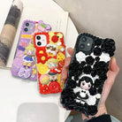 Handmade Kawaii Anime Girl 3D Phone Case with Sweet Cabochons - phone case