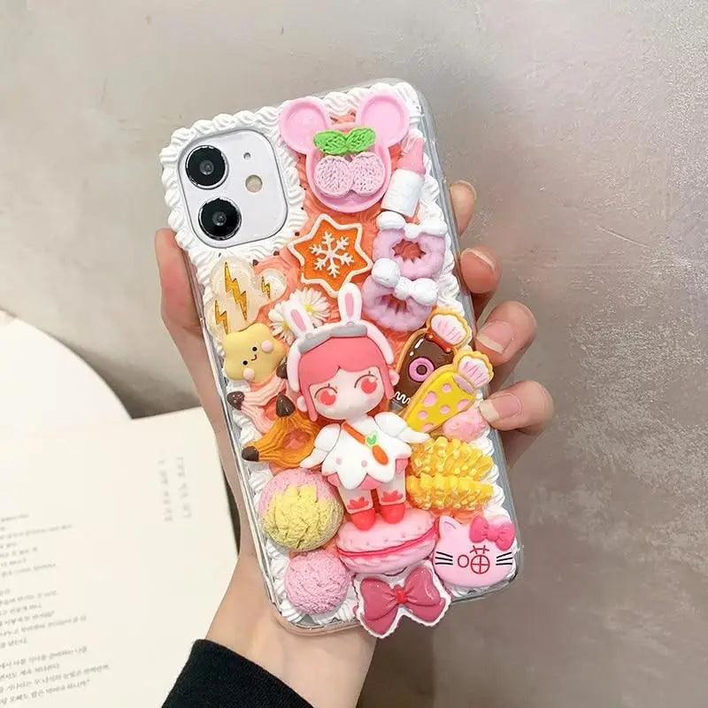 Candy Otaku Girl iPhone Case - 3d iphone case, android phone cases, anime, anime bunnies, face