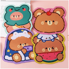 Happy Bear Gaming Kawaii Teddy Bear Mouse Pad 20x20cm - Cosparty