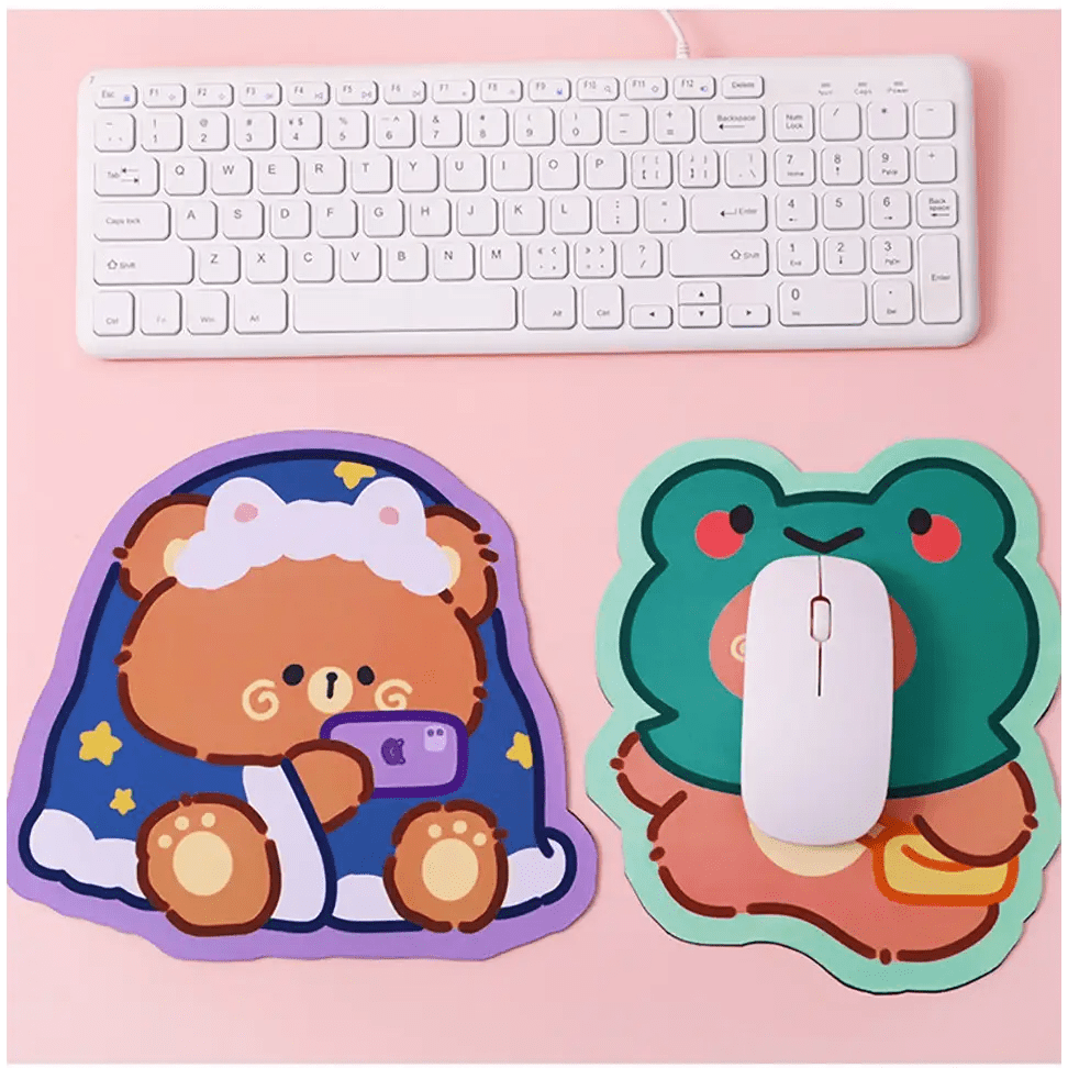Happy Bear Gaming Kawaii Teddy Bear Mouse Pad 20x20cm - Cosparty