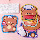 Happy Bear Gaming Kawaii Teddy Bear Mouse Pad 20x20cm - mouse pad