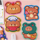 Happy Bear Gaming Kawaii Teddy Bear Mouse Pad 20x20cm - mouse pad