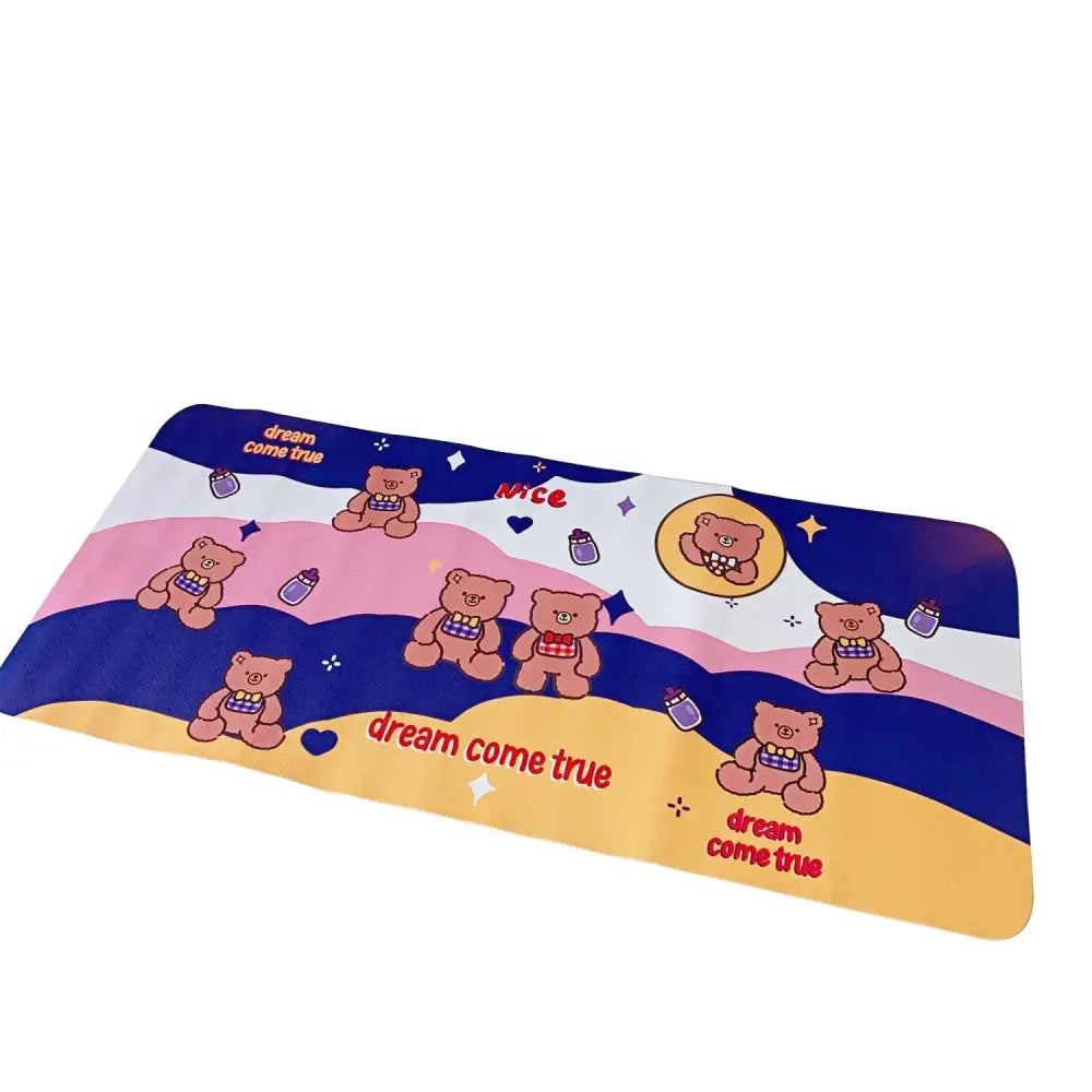 Happy Bear Gaming Mousepads for Adorable Kawaii Gameplay - mouse pad