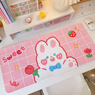 Happy Bear Gaming Mousepads for Adorable Kawaii Gameplay - Sweet Bunny - mouse pad