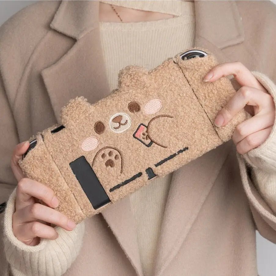 Happy Bear Switch Cover for a Kawaii Nintendo Switch Experience - Cosparty