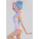 Happy Bunny High Quality Ruffled Adult Onesie Romper and Swimsuit - Cosparty