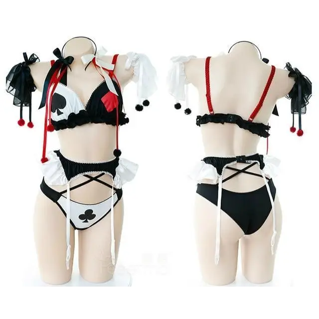 Harley Quinn and Joker Inspired Lingerie Set for Kids - lingerie