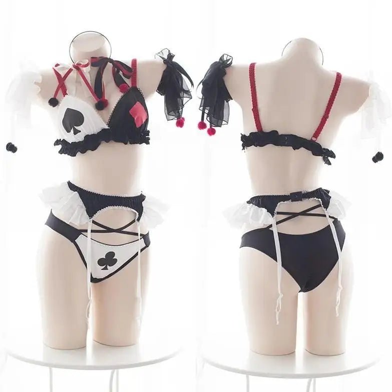 Harley Quinn and Joker Inspired Lingerie Set for Kids - Cosparty