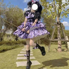 Haunted House Themed Lolita Dress in Pastel Goth Style Length 80cm - Cosparty