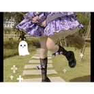 Haunted House Themed Lolita Dress in Pastel Goth Style Length 80cm - Dresses