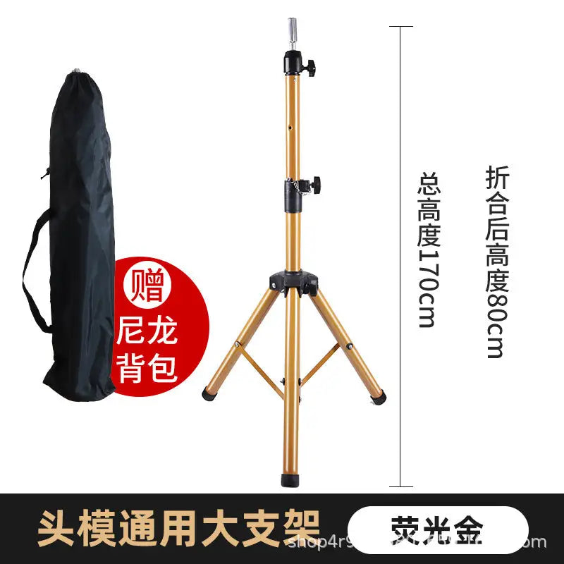 Head mold bracket mannequin head mold head dummy head mold hairdressing bracket wig tripod fake adjustable wig bracket