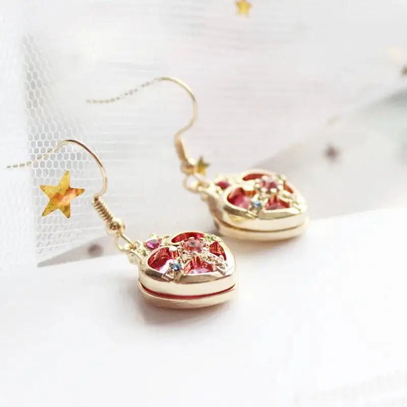 Heart Captor Earrings Inspired by Card Captor Magic - Cosparty