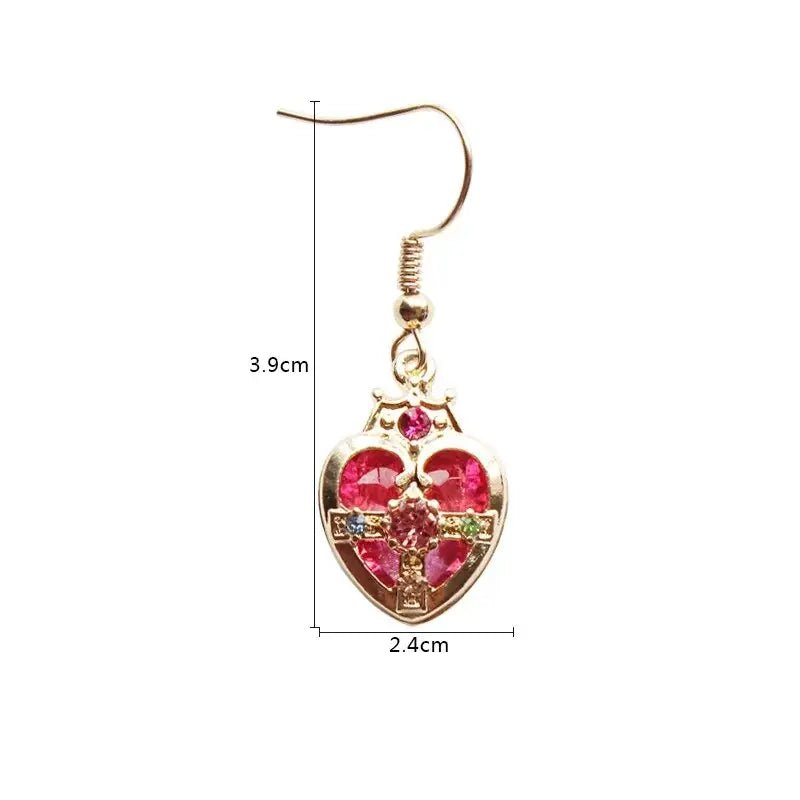 Heart Captor Earrings Inspired by Card Captor Magic - Cosparty
