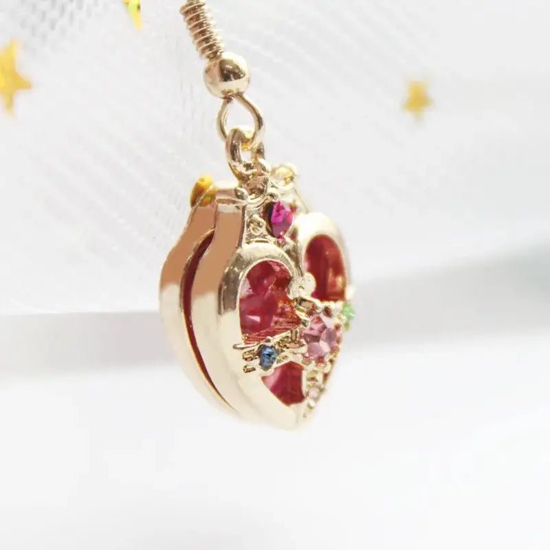 Heart Captor Earrings Inspired by Card Captor Magic - Cosparty
