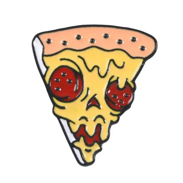 Heart Shaped Booty Enamel Pin for Big Heart Org New Condition In Stock - Creepy Pizza - enamel pin