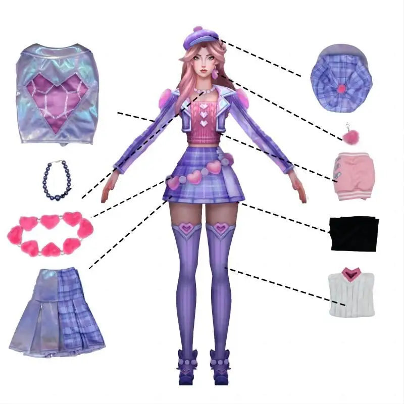 Heartthrob Caitlyn Cosplay Costume for League of Legends Fans - costume