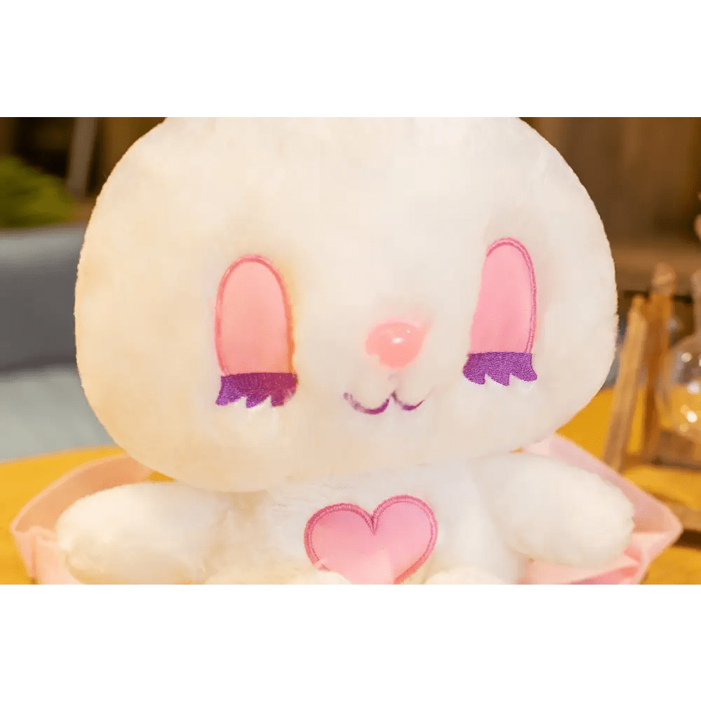 Heavenly Bunny Backpack in Velvety Soft Fabric for Cuddly Comfort - Cosparty