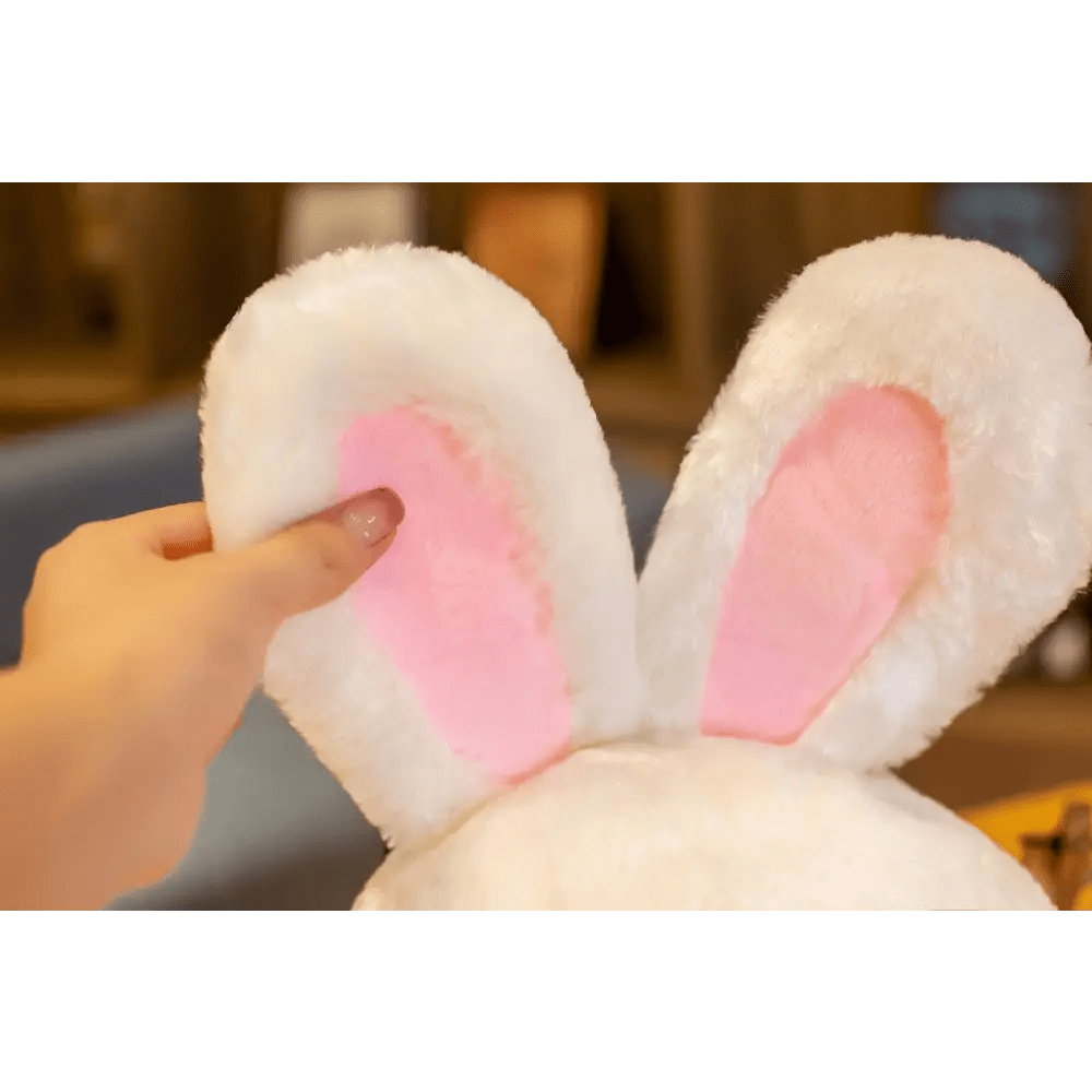 Heavenly Bunny Backpack in Velvety Soft Fabric for Cuddly Comfort - Cosparty