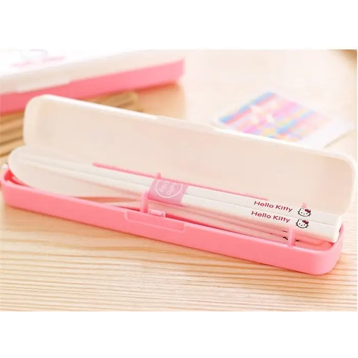 Hello Kitty Inspired Kawaii Cutlery Set with Matching Case - cutlery