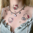 Hello Kitty Inspired Realistic Temporary Tattoos - Temporary Tattoos