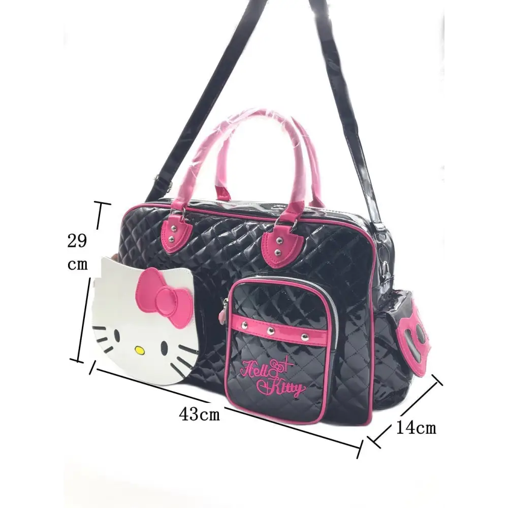 Hello Kitty Large Size Duffle Bag in Vegan Leather Options - bag