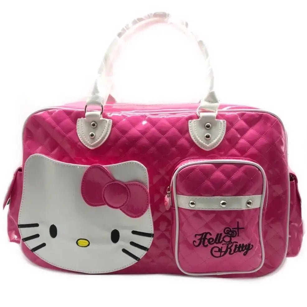 Hello Kitty Large Size Duffle Bag in Vegan Leather Options - Cosparty