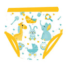 High Quality 4-Layer Adult Baby Training Pants in Multiple Youthful Prints - S - diaper