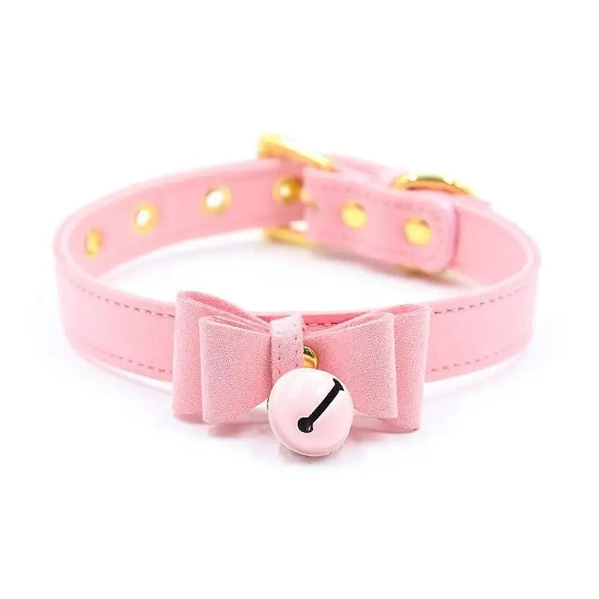 High Quality Bow and Bell Kitten Collar for Cosparty - jewelry