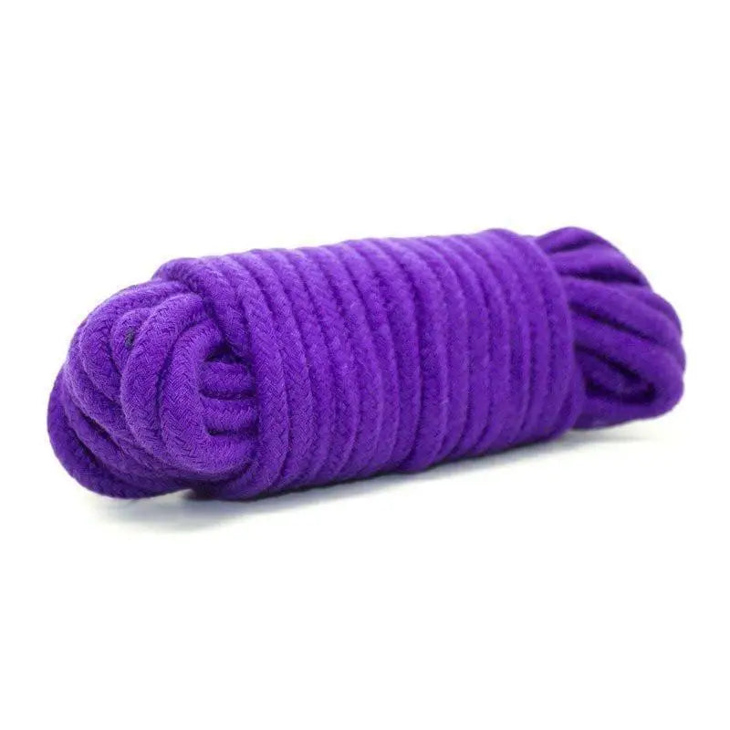 Purple Shibari Bondage Rope Tie Restraint Comfortable Cotton Kinky Fetish BDSM by DDLG Playground