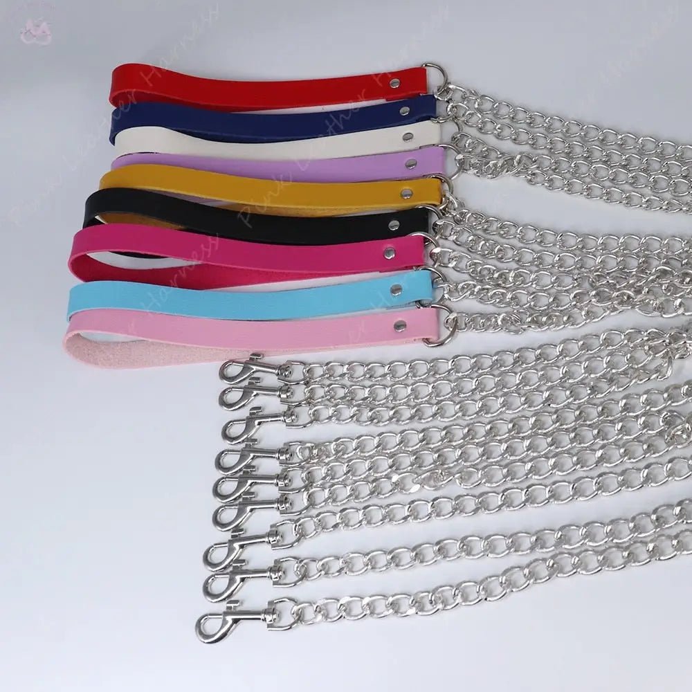 High Quality Heart Chain Pet Collared Leash for Cosplay - Cosparty