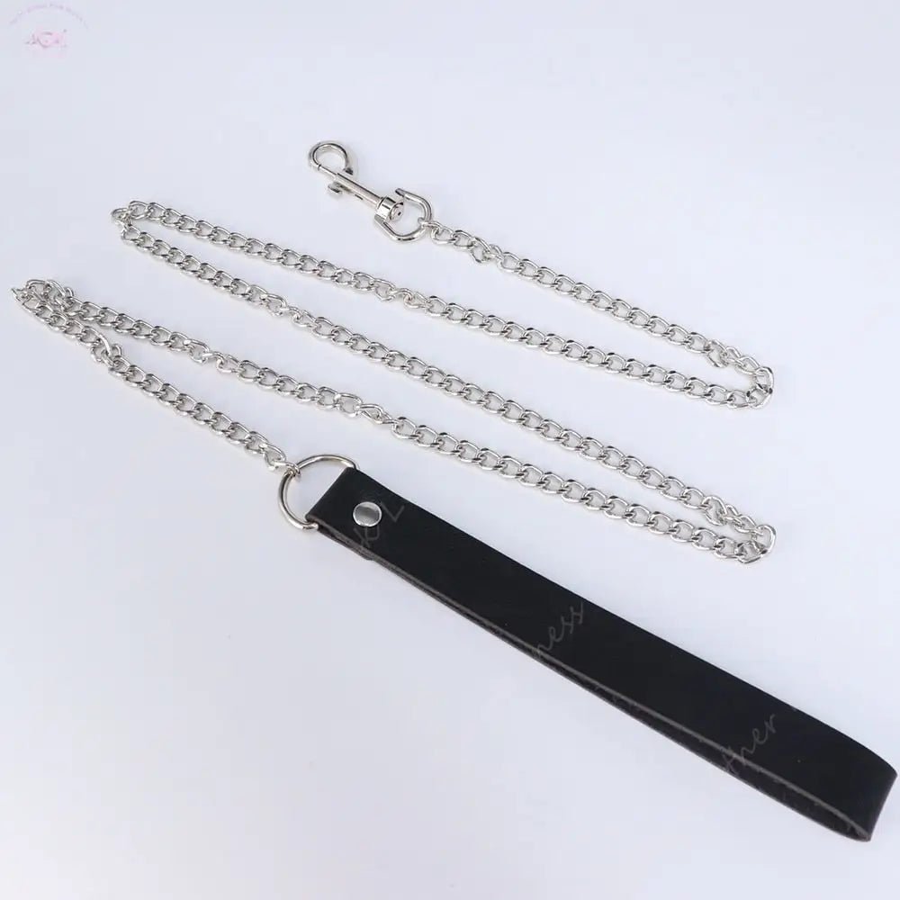 High Quality Heart Chain Pet Collared Leash for Cosplay - Cosparty