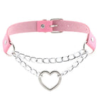 High Quality Heart Chain Pet Collared Leash for Cosplay - Necklaces