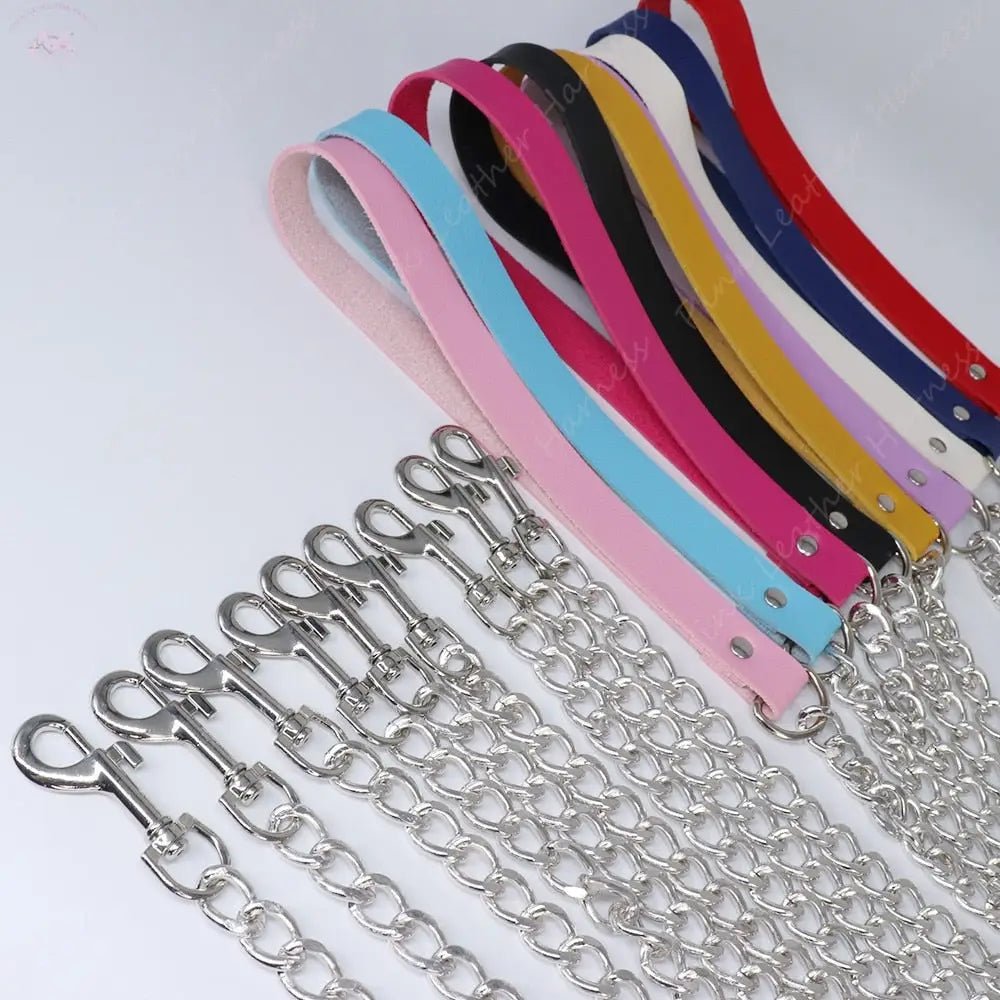 High Quality Heart Chain Pet Collared Leash for Cosplay - Cosparty