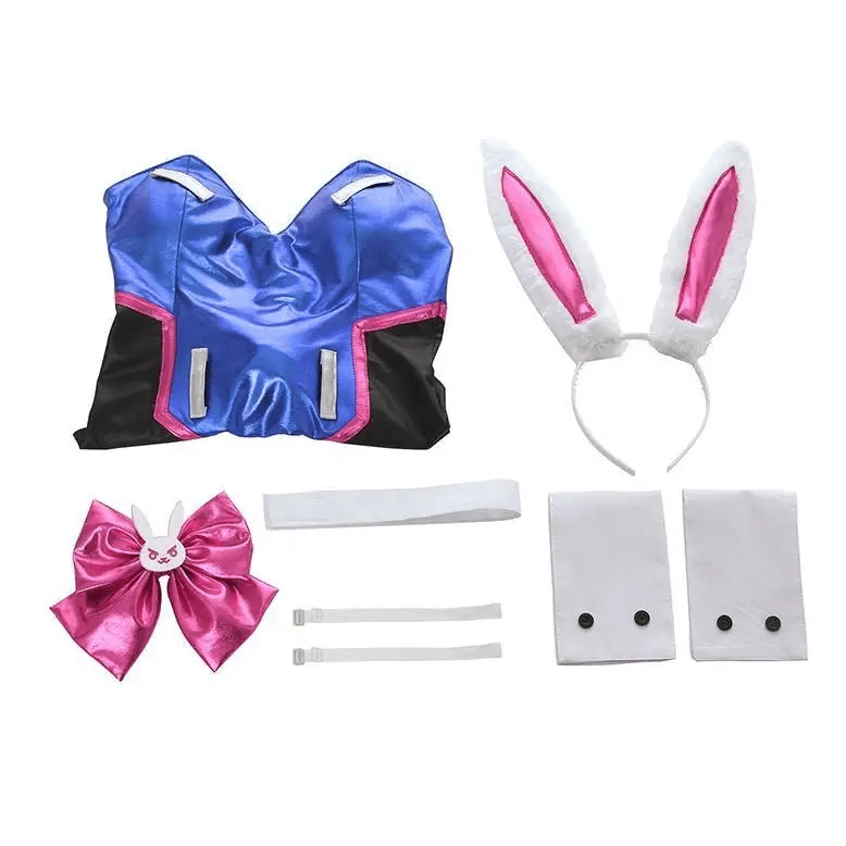 High Quality Holographic D.Va Overwatch Cosplay Bikini - Cosparty