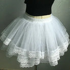 High Quality Lace Petticoat for a Perfectly Poofed Look - White - Skirts