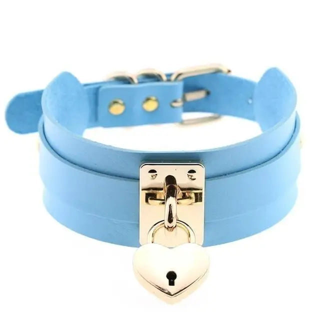 Locket Collar - Sky Blue - collar