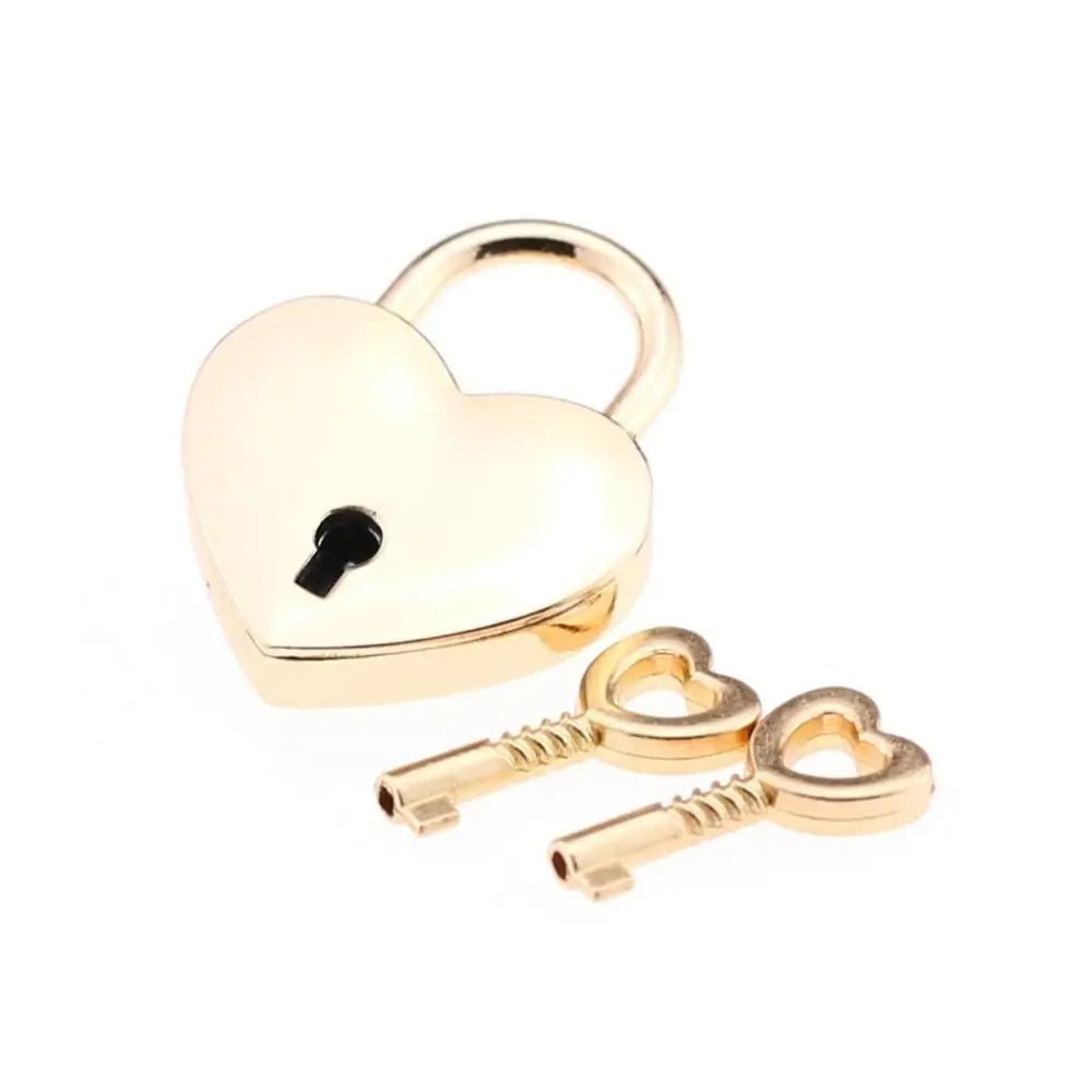 High Quality Vegan Leather Heart Locket Choker in Gold - Cosparty