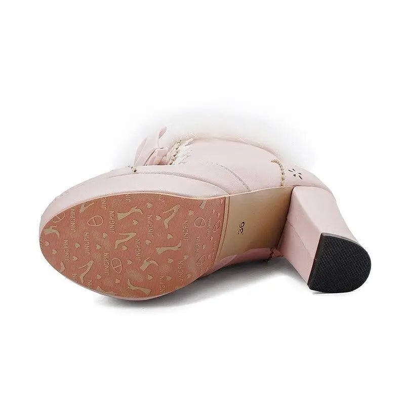 Holiday Themed Sweet Lolita Booties in New Condition Org InStock - Cosparty