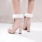 Holiday Themed Sweet Lolita Booties in New Condition Org InStock - Cosparty