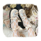 Holographic Bunny Ear Lolita Shoes for Kawaii Style - Cosparty