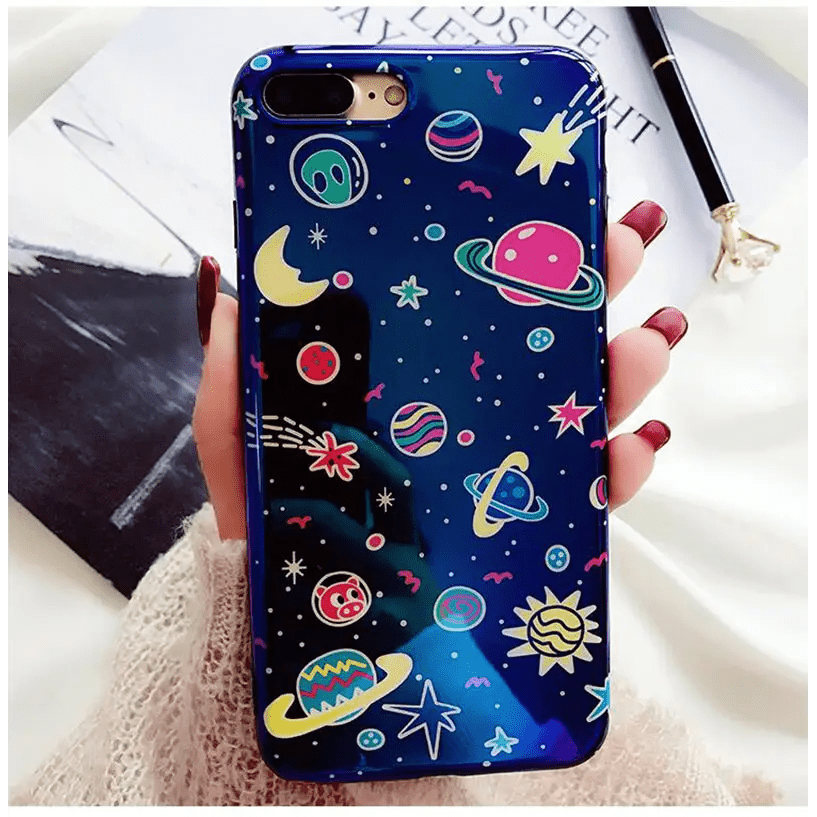 Holographic Intergalactic Star Phone Case for iPhone - Cosparty