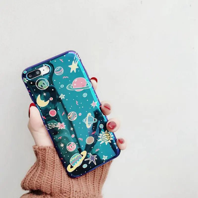 Holographic Intergalactic Star Phone Case for iPhone - Cosparty