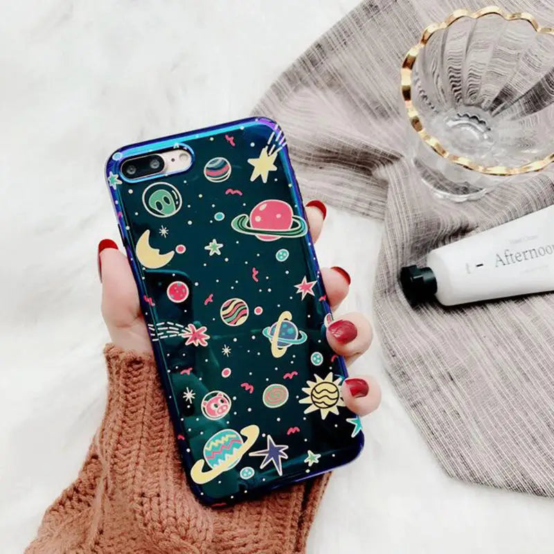 Holographic Intergalactic Star Phone Case for iPhone - Phone Case