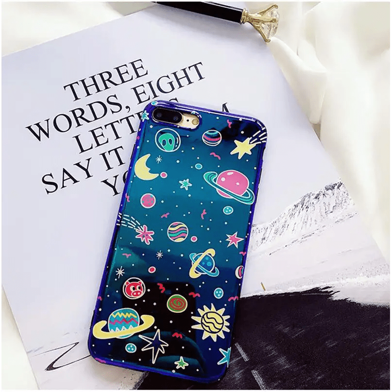 Holographic Intergalactic Star Phone Case for iPhone - Cosparty