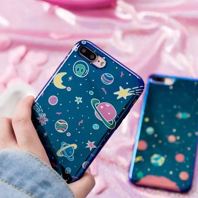 Holographic Intergalactic Star Phone Case for iPhone - Phone Case