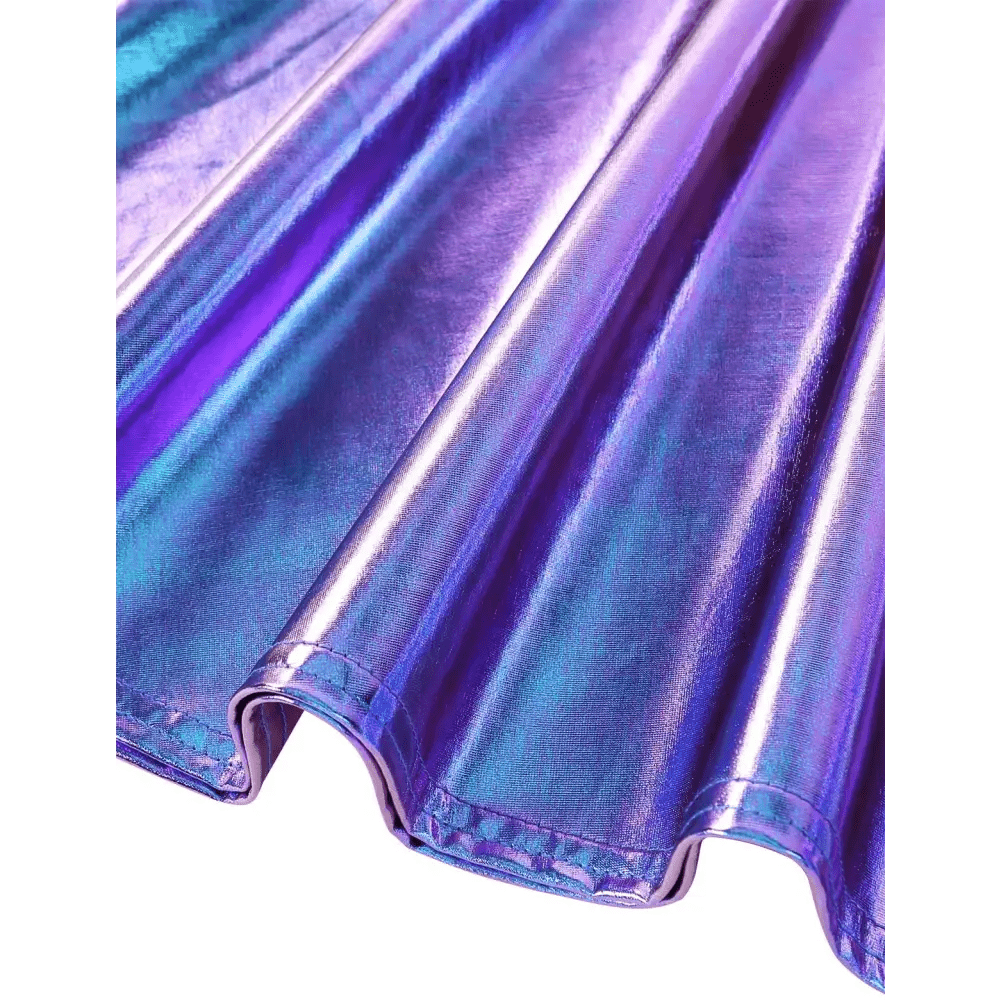 Holographic Suspender Overall Jumper Dress in New Condition - Cosparty