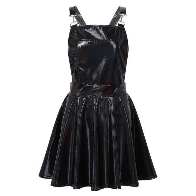 Holographic Suspender Overall Jumper Dress in New Condition - Cosparty